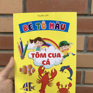 Bé tô màu mẫu giáo - Tôm cua cá (2024-10k)